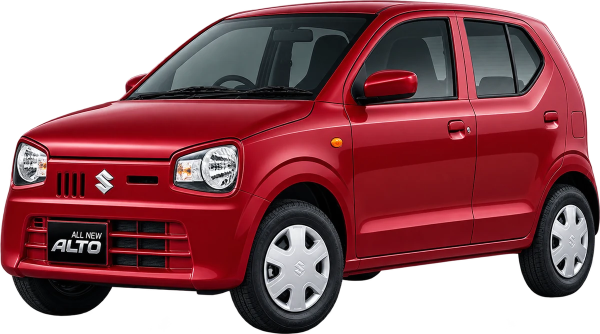 Red Suzuki Alto VX