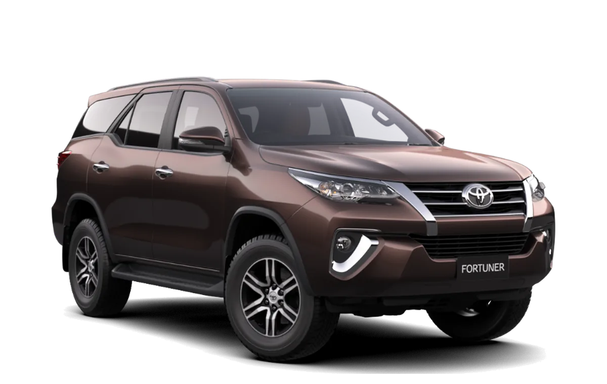 Maroon Toyota Fortuner