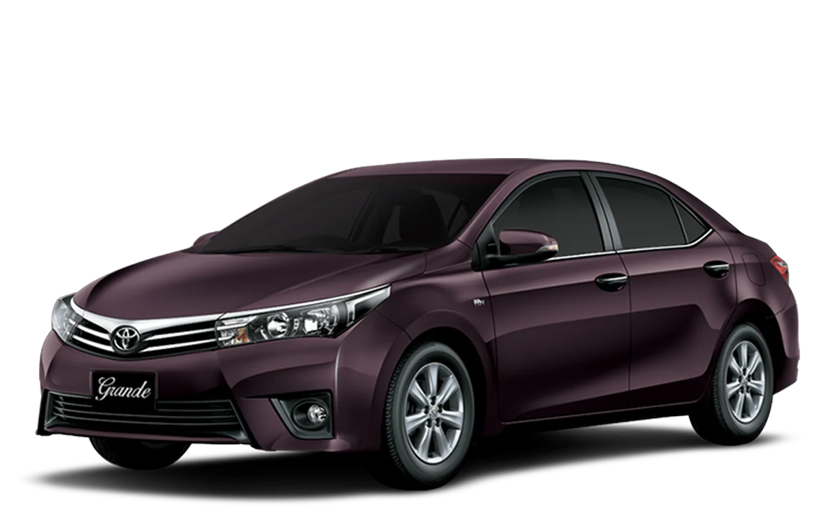Plum Toyota Corolla Grande