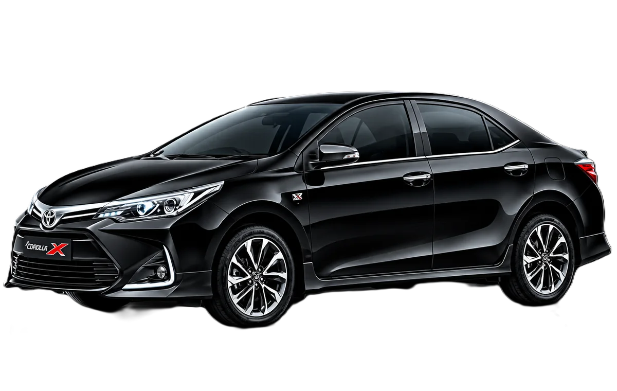 Black Toyota Corolla X