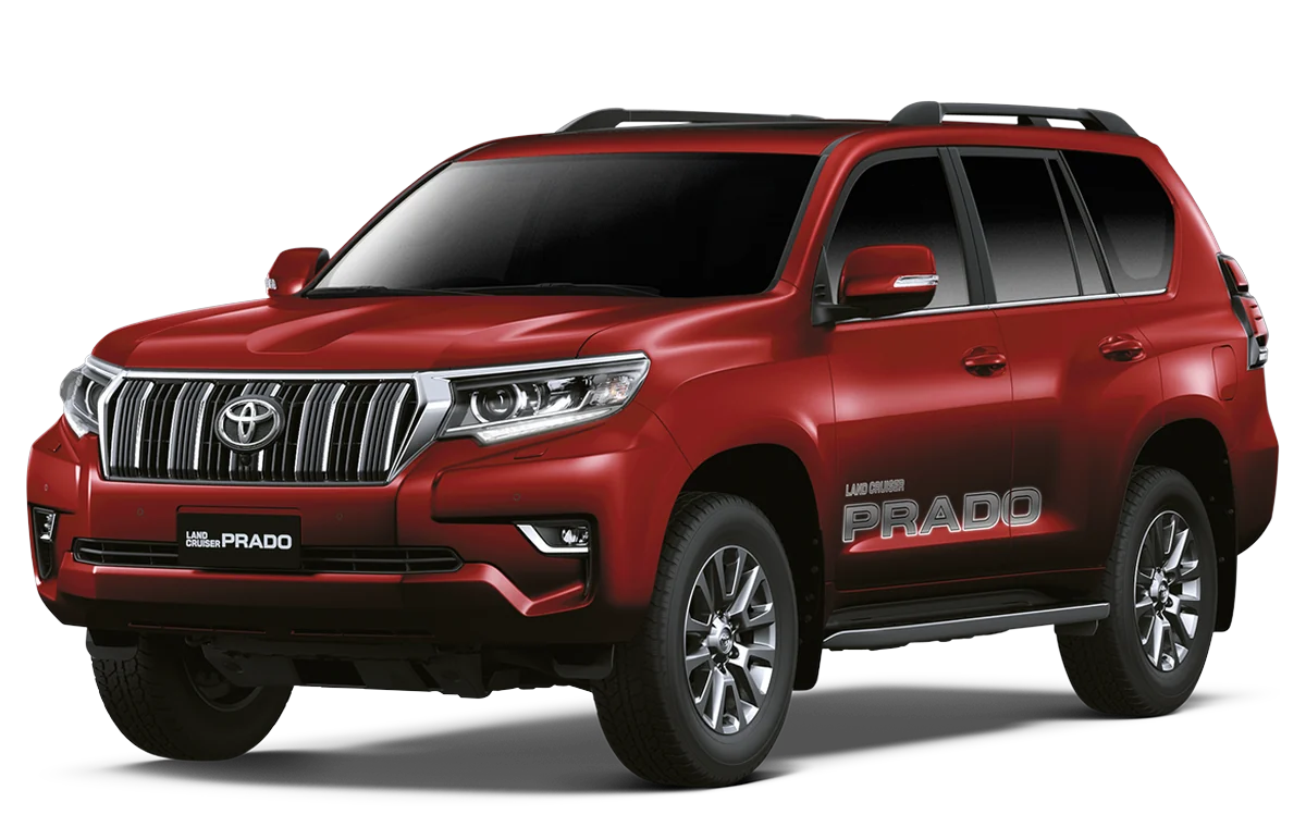 Red Land Cruiser Prado